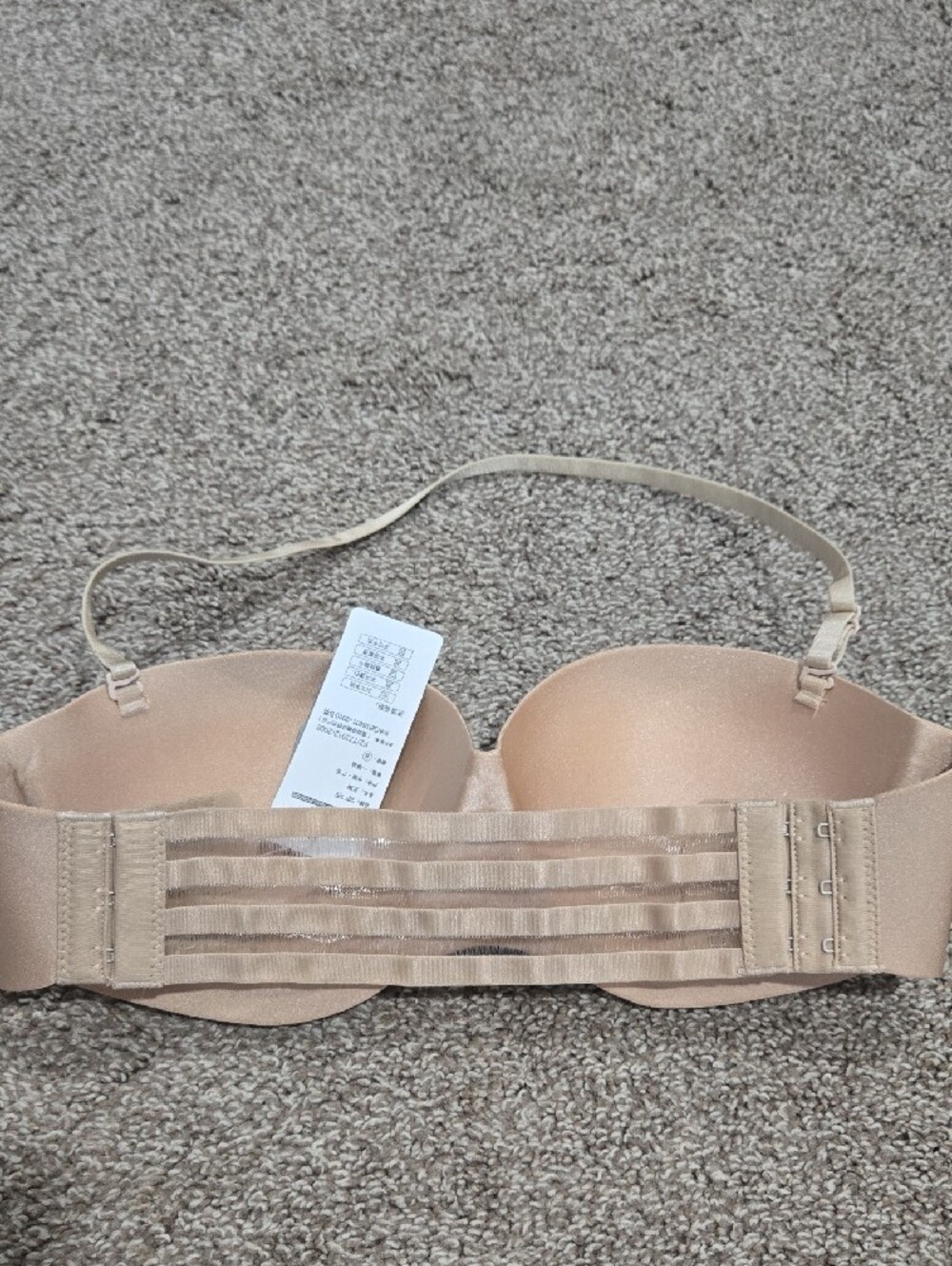 Strapless Bra Nude Push Up Size C - Picture 3 of 4